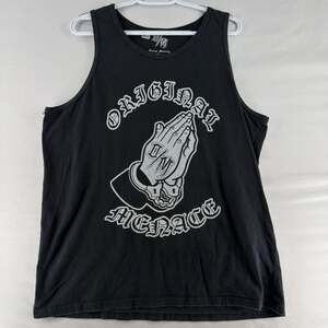 0920 Outcast Mentality Original Menace Praying Hands Tank Top